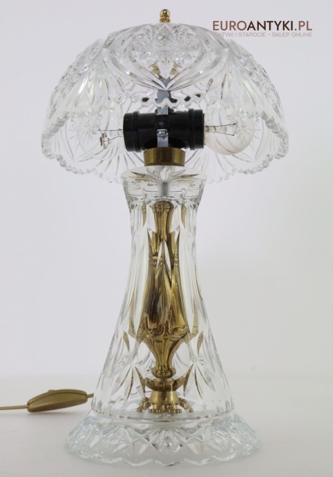 ekskluzywna lampa kryształowa vintage