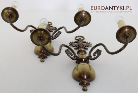 kinkiety klasyczne z orłem dwugłowym