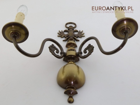 kinkiety ścienne retro z orłem dwugłowym