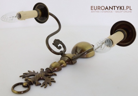 kinkiety dekoracyjne retro z orłem dwugłowym