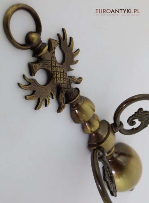 kinkiety ornamentowe z orłem dwugłowym