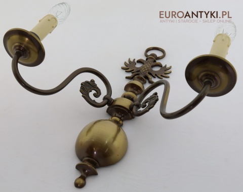 kinkiety pałacowe retro z orłem dwugłowym