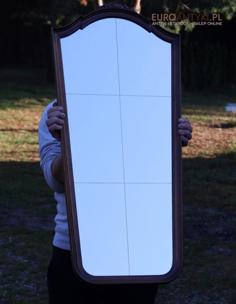 retro lustro na ścianę w ramie