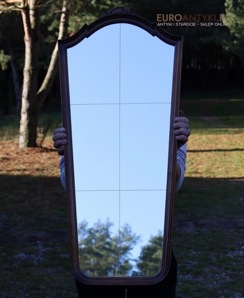 kolekcjonerskie lustro na ścianę retro