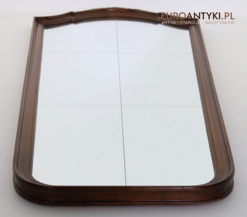 lustro ścienne drewniane z epoki