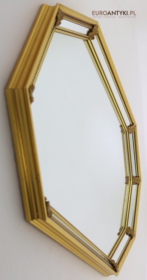 francuskie lustro pałacowe oktagon
