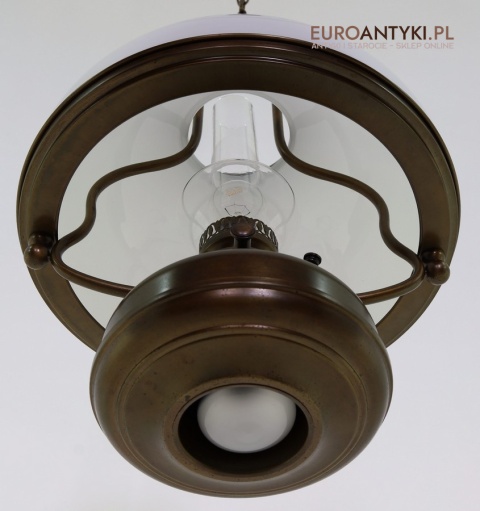 stylowa dwupunktowa lampa wisząca z dawnych lat