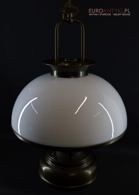 klasyczna dwupunktowa lampa wisząca w stylu vintage