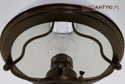 dwupunktowa lampa retro z potencjometrem