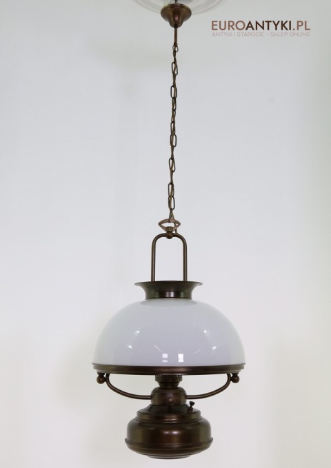 lampa wisząca dekoracyjna dwupunktowa vintage