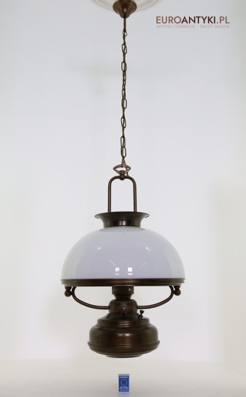 elegancka dwupunktowa lampa wisząca retro