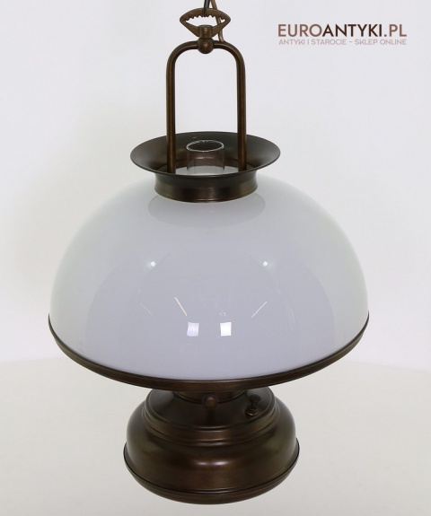 rustykalna dwupunktowa lampa retro z epoki