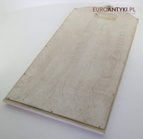 Niemiecka garderoba ścienna z lustrem – 3 panele z mosiężnymi hakami | lata 50./60.