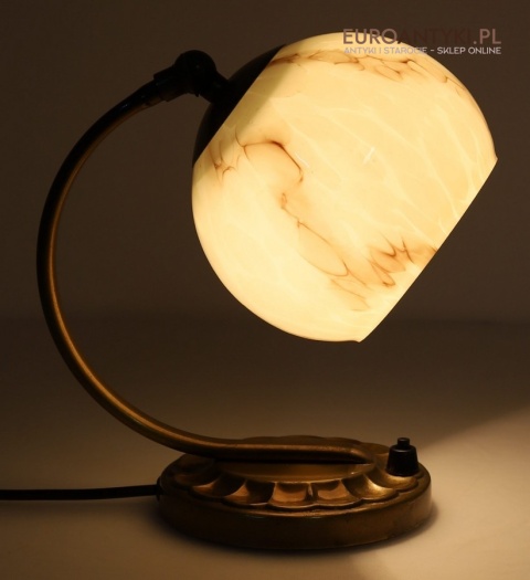 klasyczna lampka art deco z epoki 1920 1930