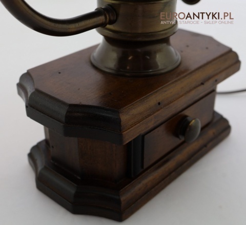 lampa vintage do salonu rustykalnego