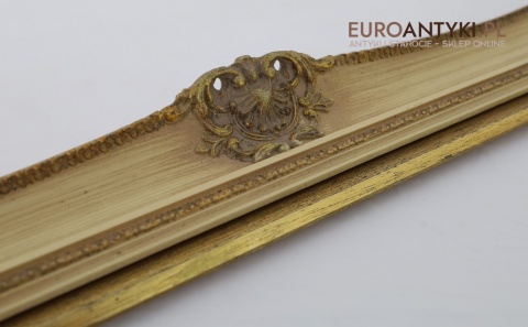 dekoracyjna ramka drewniano gipsowa