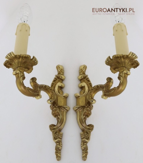 kinkiet rococo retro z epoki