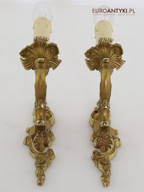 stylowe kinkiety ścienne rococo