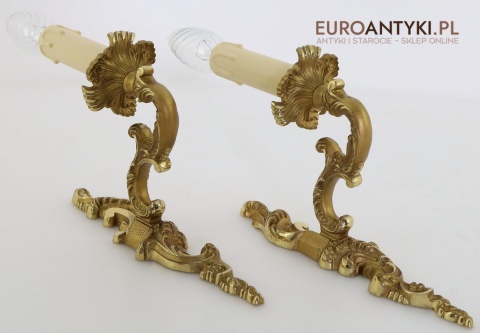 stylowe kinkiety ścienne rococo