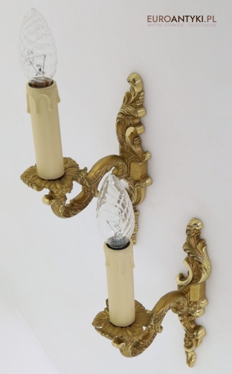 klasyczny kinkiet vintage rokoko