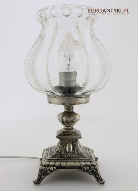pałacowa lampka stołowa barokowy klimat