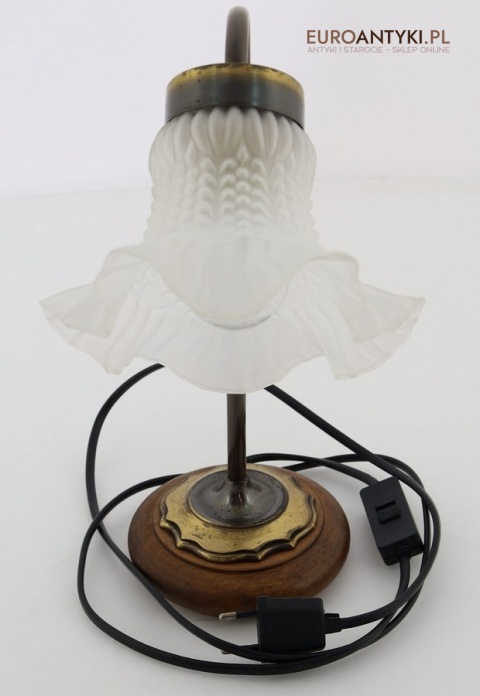 lampka stołowa retro z francji oświetlenie vintage