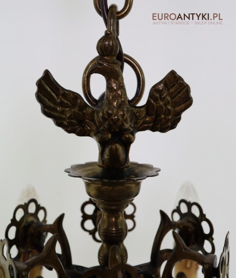 księstwo warszawskie żyrandol z orłem