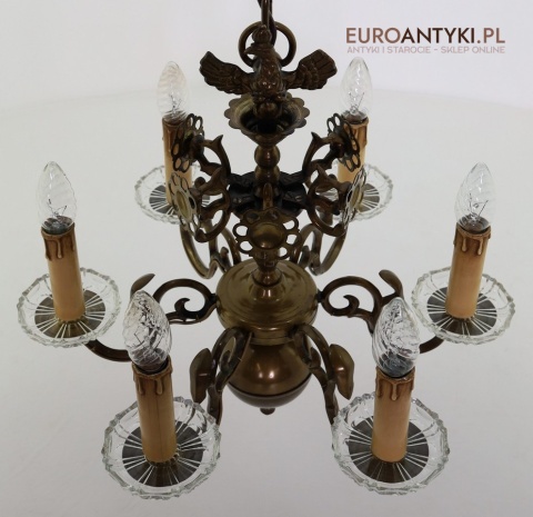 żyrandol vintage do gabinetu, księstwo warszawskie