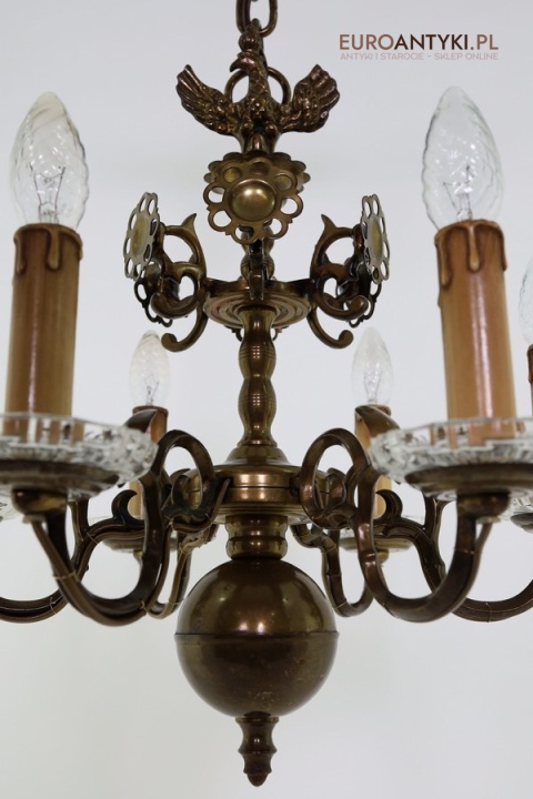 patriotyczny żyrandol do kancelarii, księstwo warszawskie