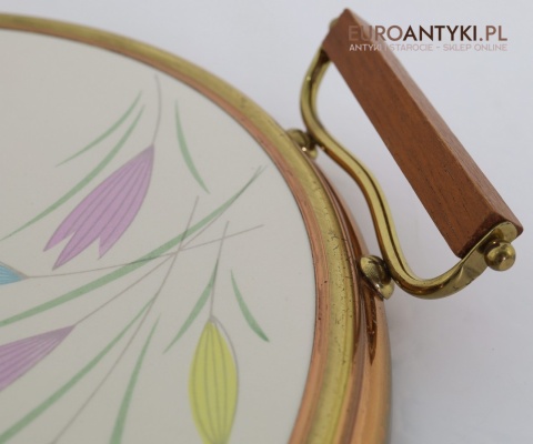 elegancka taca europejska vintage