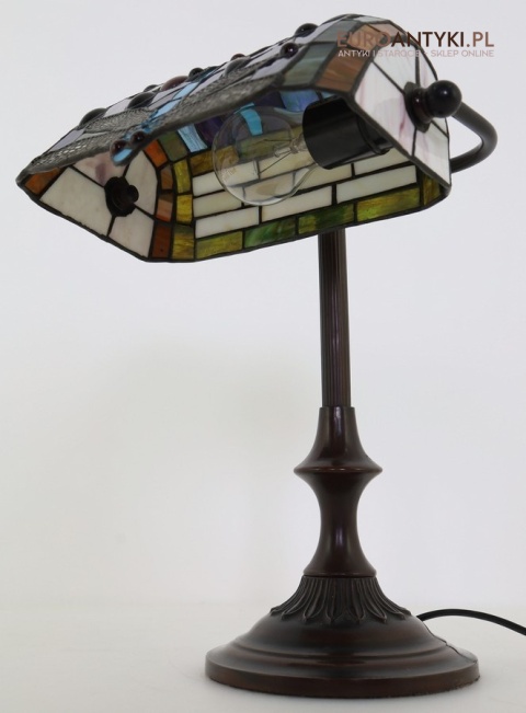 lampa bankierska secesyjna vintage