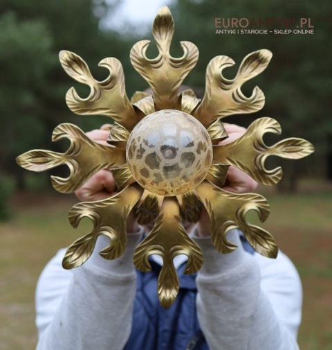 plafon art nouveau vintage słońce