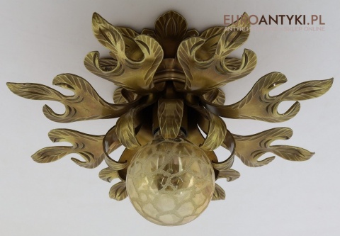plafon art nouveau kwiat