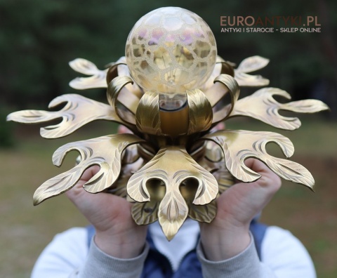 słońce plafon art nouveau vintage