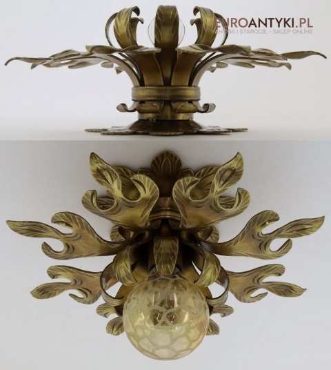 plafon w kształcie słońca