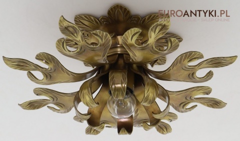 florystyczny plafon słońce