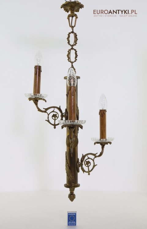 żyrandol eklektyczny do holu
