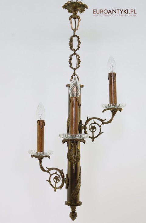 antyczny żyrandol z francji
