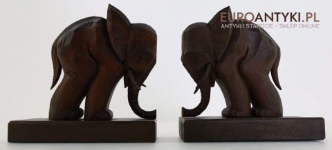 kolonialne drewniane podpórki retro z epoki