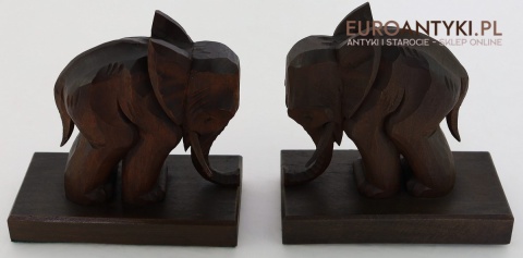 drewniane podpórki kolonialne do gabinetu