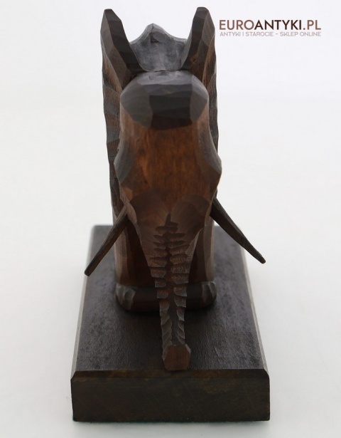 vintage słonie kolonialne podpórki do książek