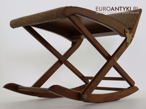 vintage podnóżek dekoracyjny