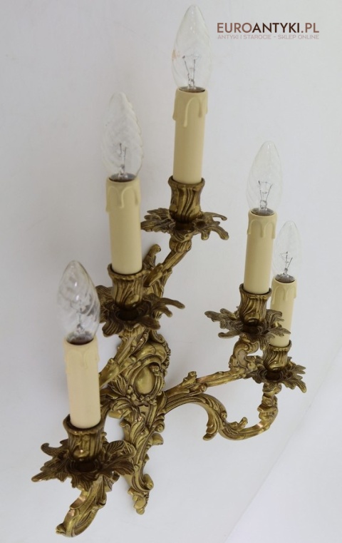 xxl kinkiety barokowe do restauracji hotelu