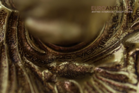 duże kinkiety brąz véritable masywny odlew