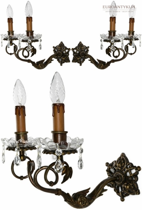 uninaktowe kinkiety antyczne