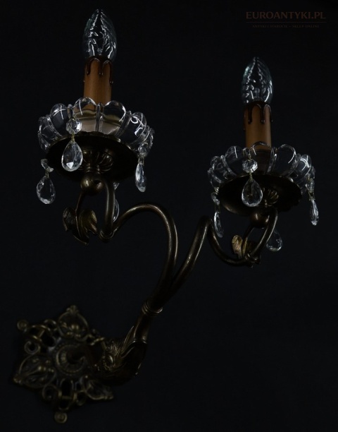 xl antyczne kinkiety barokowe