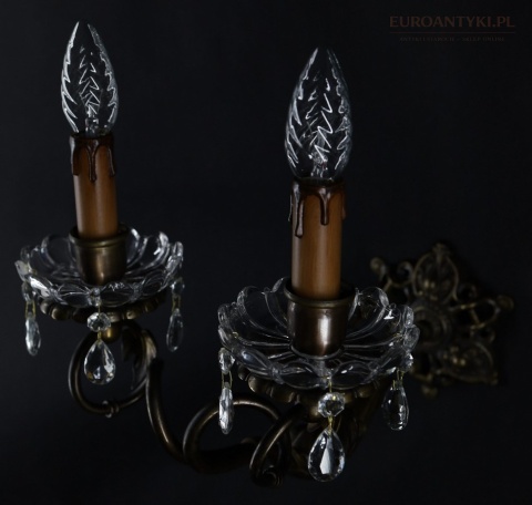 ozdobne kinkiety do holu klasyka z epoki