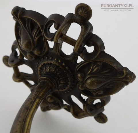 antyczne kinkiety francuskie masywne odlewy brązu