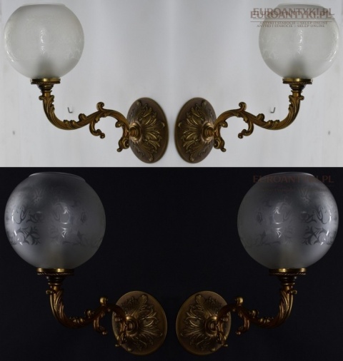 stylowe kinkiety z epoki połowa xx wieku