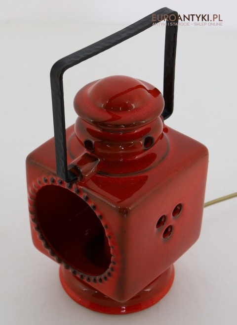 lampa stołowa kolejowa retro okrągły otwór światła